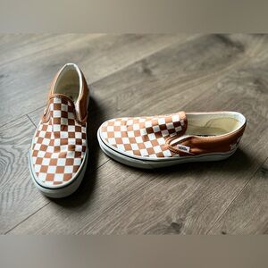 Vans Checkerboard Slip On Shoes
